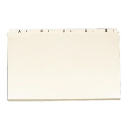 Smead A-Z Recycled Top Tab File Folder Set - Letter 8.5" x 11" 1/5 Cut