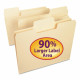 Smead SuperTab File Folders 1/3 Cut Top Tab Letter Manila 100/Box (SMD10301)