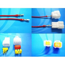 1 Set x 2.3mm 6 Way 6 Pin  Male /Female Kit Automotive Waterproof Plug Connector