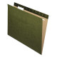 Office Impressions Hanging File Folders Letter Size 1/5-Cut Tab Standard Green