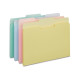 tions Top-Tab File Folders 3-Tab Letter Assorted Pastel Colors