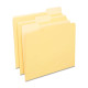 tions File Folders 3-Tab Letter Size Yellow 24/Pack (659800)