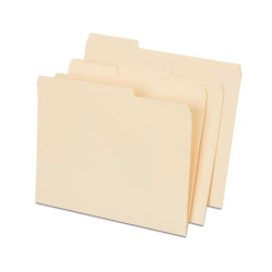 tions Interior File Folders Letter Size Manila 100/Box (117713)