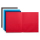 Staples 10% Recycled Smooth 2-Pocket Paper Presentation Folder Assorted Colors