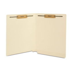 tions Manila End-Tab Fastener Folders with Reinforced Tabs Letter