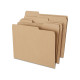 HITOUCH BUSINESS SERVICES File Folders 1/3 Cut Letter Size Natural Brown 100/Box