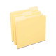 tions Colored Top-Tab File Folders 3 Tab Yellow Letter Size