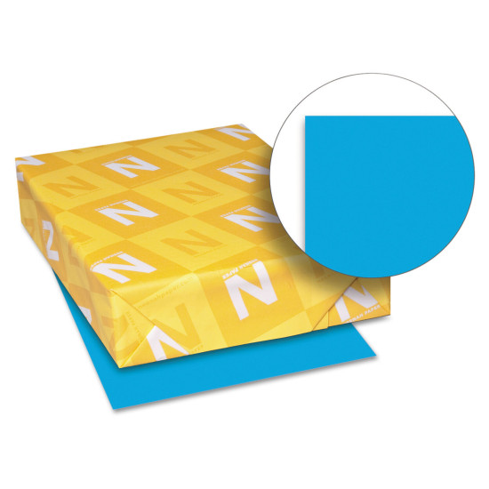 Neenah Paper Astrobrights Colored Paper 24lb 8-1/2 x 11 Celestial Blue 500