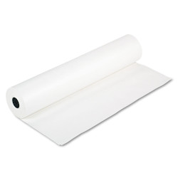Pacon Rainbow Duo-Finish Paper Roll 36"W x 1000'L White (0063000) P0063000