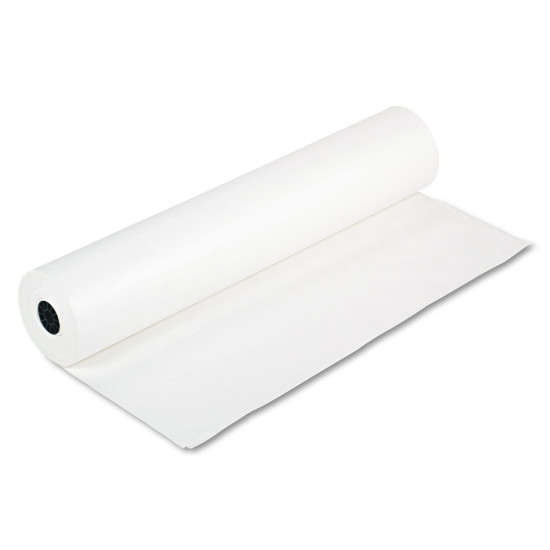 Pacon Rainbow Duo-Finish Paper Roll 36"W x 1000'L White (0063000) P0063000