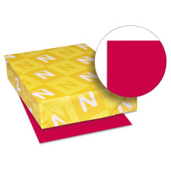 Neenah Paper Astrobrights Colored Paper 24lb 8-1/2 x 11 Re-Entry Red 500