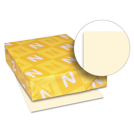 Neenah Paper Exact Index Card Stock 110 lbs. 8-1/2 x 11 Ivory 250 Sheets/Pack