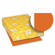 Neenah Paper Astrobrights Colored Paper 24lb 8-1/2 x 11 Orbit Orange 500