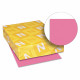 Neenah Paper Astrobrights Colored Card Stock 65 lb. 8-1/2 x 11 Plasma Pink 250