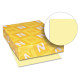Neenah Paper Exact Index Card Stock 110 lbs. 8-1/2 x 11 Canary 250 Sheets/Pack