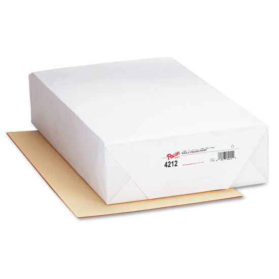 Pacon Cream Manila Drawing Paper Economy 60-lb. 12 x 18 500 Sheets/Pack P4212