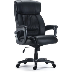 tions Bonded Leather Big & Tall Managers Chair Black (53235)