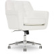 Serta Style Ashland Faux Leather Swivel Computer and Desk Chair White (47140E)