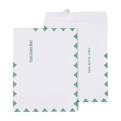tions First-Class EasyClose Catalog Envelopes 10" x 13" White