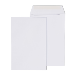 tions Gummed Flap Seal Economy White Wove Catalog Envelopes 6" x