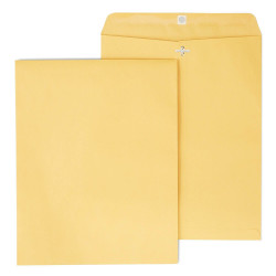 tions Clasp Kraft Envelopes 11-1/2" x 14-1/2" Brown 100/BX