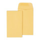 tions Gummed Currency Envelopes 2.5" x 4.25" Brown 500/Box
