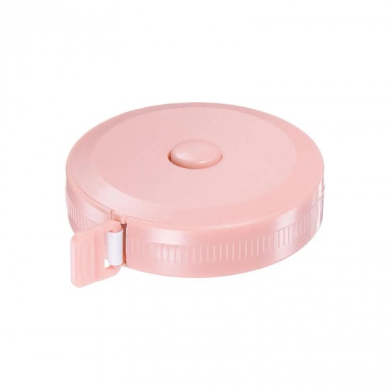 Measuring Tape 1.5M/60-inch Round Retractable Tailors Tape Measure, Pink